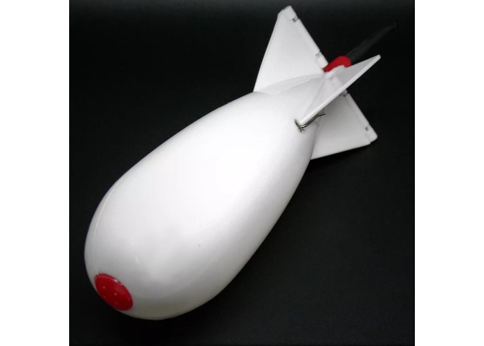 Спомб-ракета Caiman белая большая "XL"