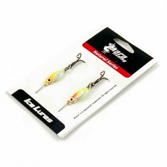 Блесна зимняя Akara Ice Lures рыбка с тройником 1гр цвет 005 (2 шт в упак)