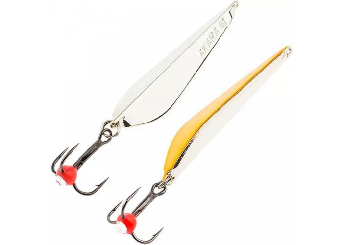 Блесна зимняя Akara Ice Maropedka 60 8 гр Sil/Go