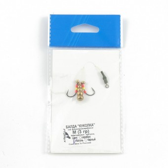 Балда "Куколка" М (3 гр) цвет латунь