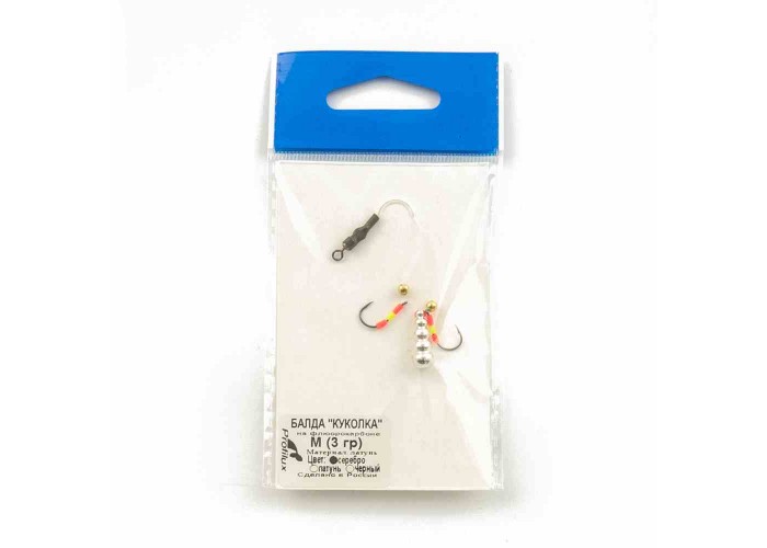 Балда "Куколка" М (3 гр) цвет серебро