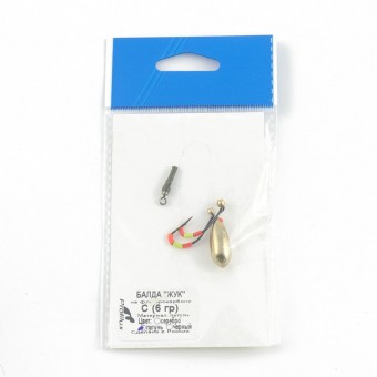 Балда "Жук" С (6 гр) цвет латунь