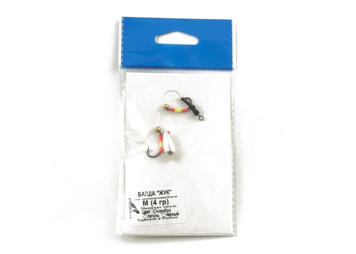 Балда "Жук" С (6 гр) цвет серебро