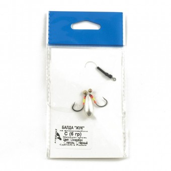 Балда "Жук" М (4 гр) цвет серебро