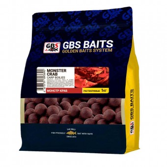 Бойлы растворимые GBS Baits 24мм 1кг Монстр Краб