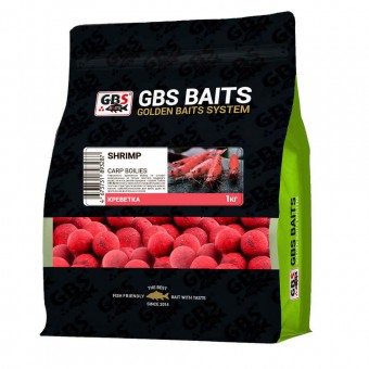 Бойлы GBS Baits 20мм 1кг Криль Shrimp