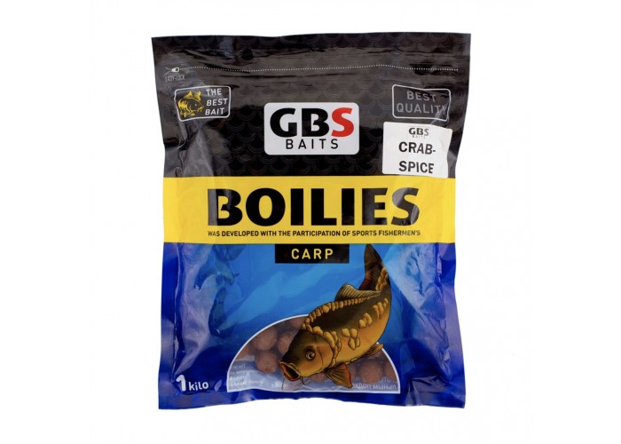 Бойлы GBS Baits 20мм 1кг Crab Краб