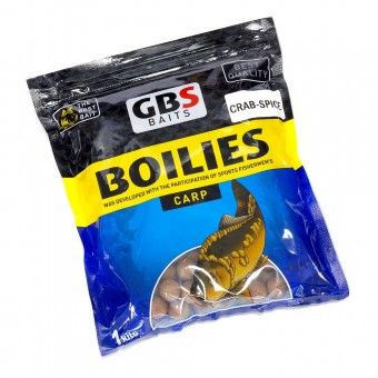 Бойлы GBS Baits 20мм 1кг Crab Spice Краб Специи