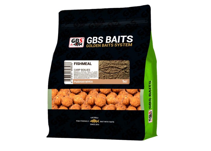 Бойлы GBS Baits 20мм 1кг Рыбные