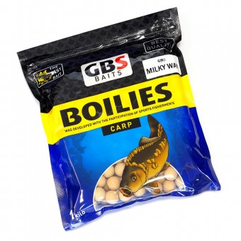 Бойлы GBS Baits 20мм 1кг Milky Way Молоко