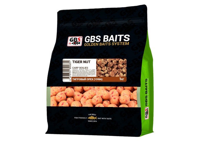 Бойлы GBS Baits 20мм 1кг Tiger Nut Тигровый орех