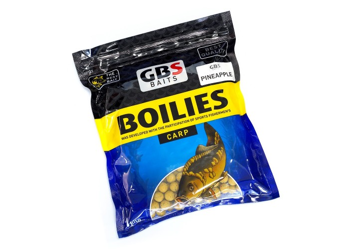 Бойлы GBS Baits 20мм 1кг Pineapple Ананас