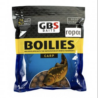 Бойлы GBS Baits 20мм 1кг Peas Горох