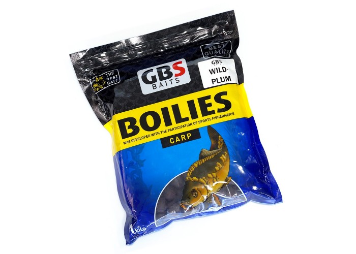 Бойлы GBS Baits 20мм 1кг Wild Plum Дикая Cлива