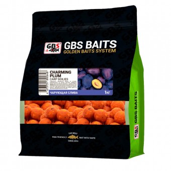 Бойлы GBS Baits 20мм 1кг Charming Plum Чарующая слива
