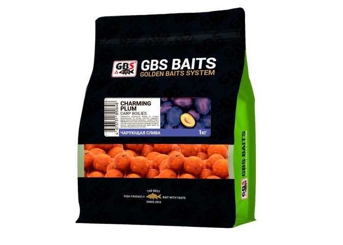 Бойлы GBS Baits 20мм 1кг Charming Plum Чарующая слива