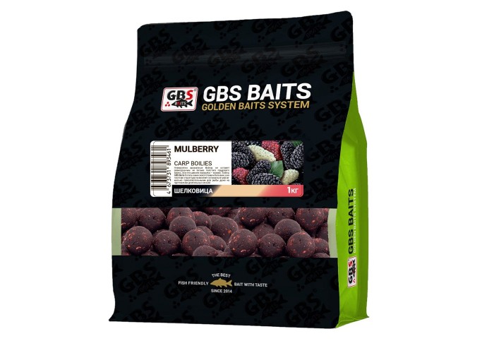 Бойлы GBS Baits 20мм 1кг Шелковица