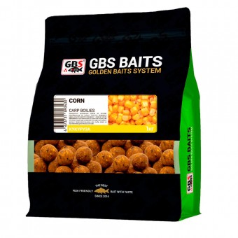 Бойлы GBS Baits 20мм 1кг Balmy Corn Кукуруза