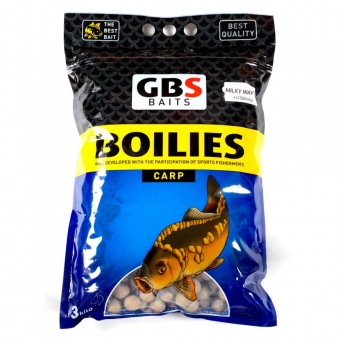 Бойлы растворимые GBS Baits 24мм 3кг Milky Way