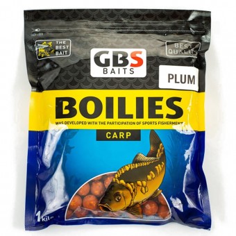 Бойлы тонущие GBS Baits 20мм 3кг Charming Plum Слива