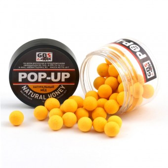 Бойлы GBS Baits Pop-up плавающие 8мм 40гр (уп. 6 шт) Мед