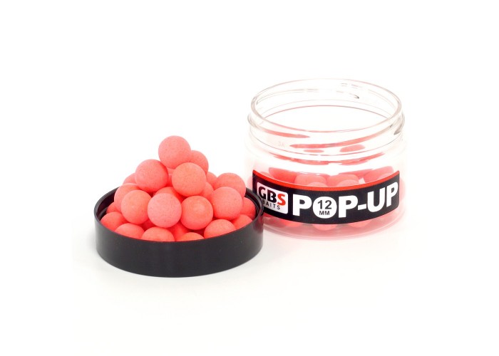 Бойлы GBS Baits Pop-up плавающие 12мм 40гр (уп. 6 шт) Passion Fruit Маракуйя