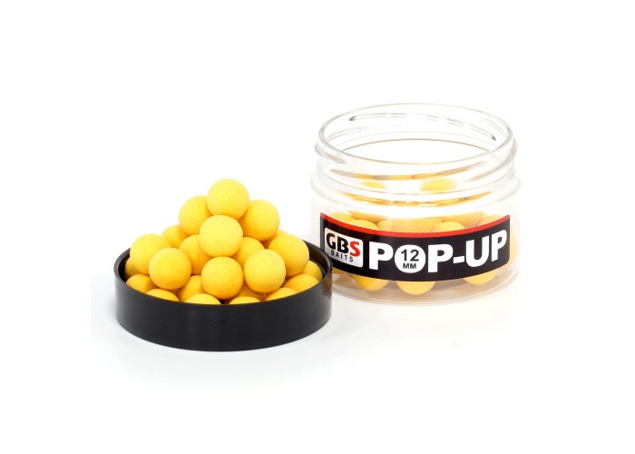 Бойлы GBS Baits Pop-up плавающие 12мм 40гр (уп. 6 шт) Honey Мед