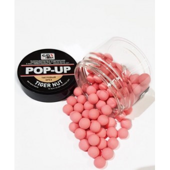 Бойлы GBS Baits Pop-up плавающие 8мм 40гр (уп. 6 шт) Тигровый орех