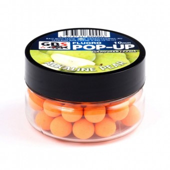 Бойлы GBS Baits Pop-up плавающие 10мм 40гр (уп. 6 шт) Alkaline Pear Щелочная груша