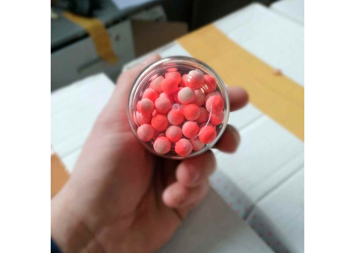 Бойлы GBS Baits Pop-up плавающие 10мм 40гр (уп. 6 шт) Milky Way Клубника