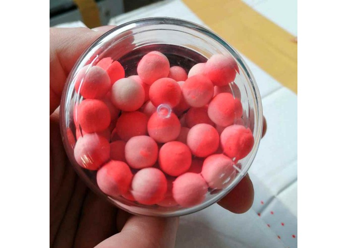 Бойлы GBS Baits Pop-up плавающие 10мм 40гр (уп. 6 шт) Milky Way Клубника