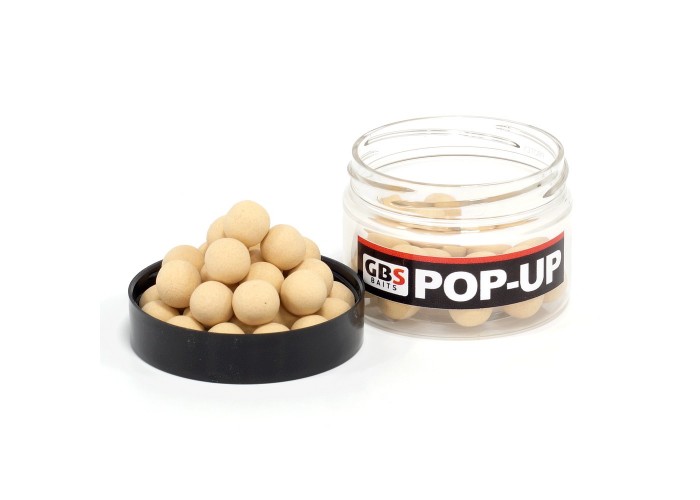 Бойлы GBS Baits Pop-up плавающие 12мм 40гр (уп. 6 шт) Milky Way Молоко