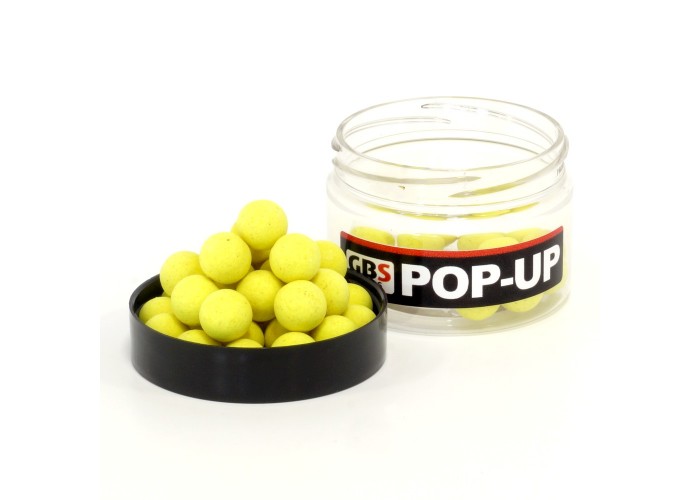 Бойлы GBS Baits Pop-up плавающие 12мм 40гр (уп. 6 шт) Banana Банан