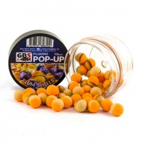 Бойлы GBS Baits Pop-up плавающие 10мм 40гр (уп. 6 шт) Слива-Ракушка