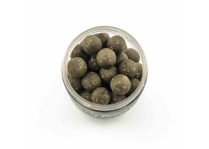 Бойлы GBS Baits тонущие насадочные 15мм 100гр Зеленогубая мидия (5шт в упак)