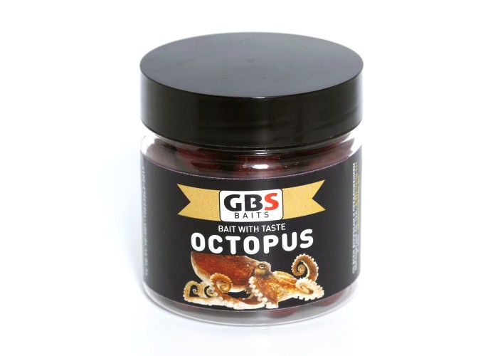 Бойлы GBS Baits тонущие насадочные 15мм 100гр Octopus Осьминог (5шт в упак)
