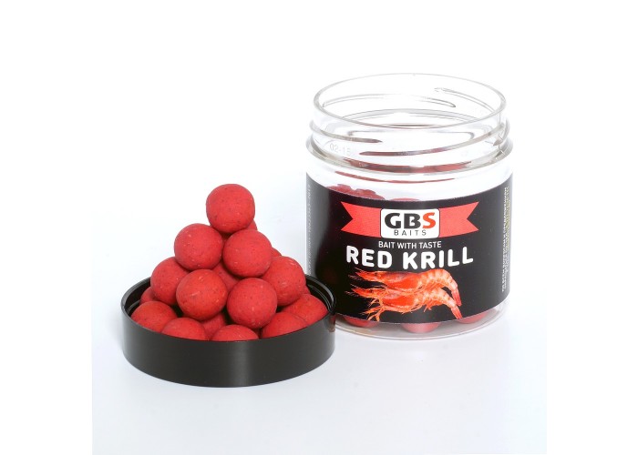 Бойлы GBS Baits тонущие насадочные 15мм 100гр Shrimp (5шт в упак)