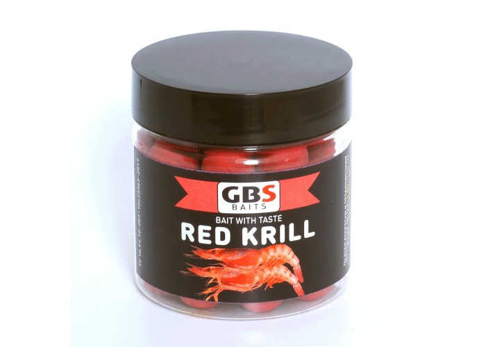 Бойлы GBS Baits тонущие насадочные 15мм 100гр Shrimp (5шт в упак)