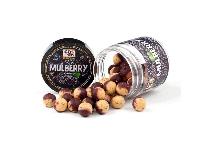 Бойлы GBS Baits тонущие насадочные 15мм 100гр Mulberry (5шт в упак)