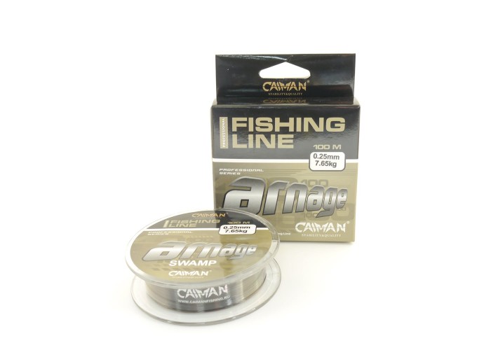 Леска Caiman Arnage 100м 0,25мм болотная