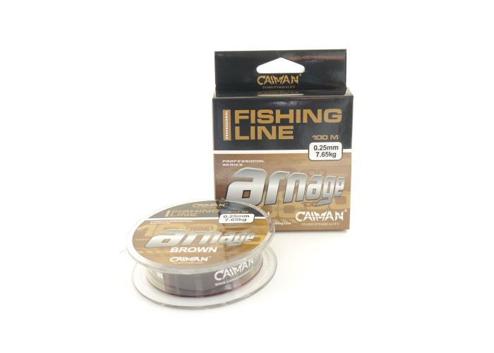 Леска Caiman Arnage 100м 0,25мм коричневая