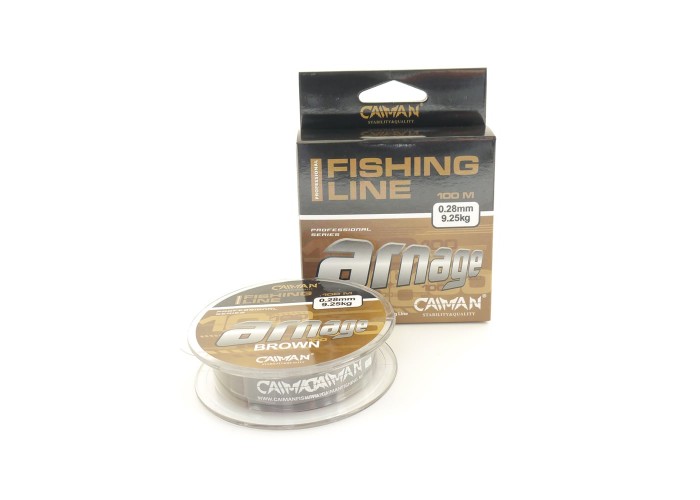 Леска Caiman Arnage 100м 0,28мм коричневая