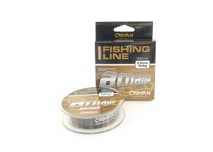 Леска Caiman Arnage 100м 0,30мм коричневая