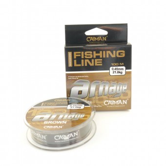 Леска Caiman Arnage 100м 0,45мм коричневая