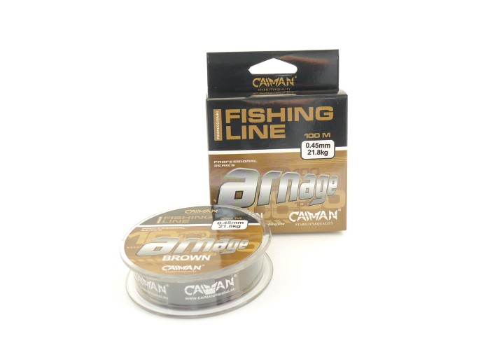 Леска Caiman Arnage 100м 0,45мм коричневая