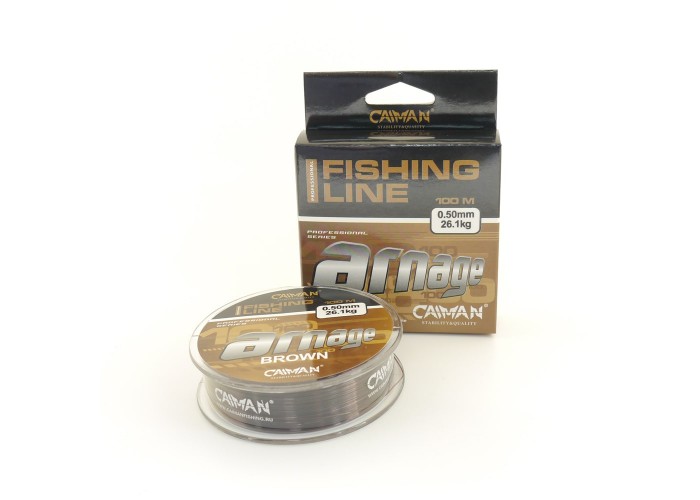 Леска Caiman Arnage 100м 0,50мм коричневая