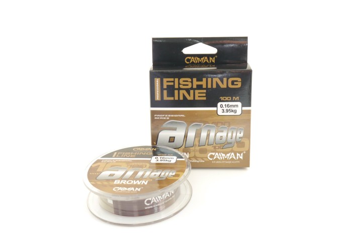 Леска Caiman Arnage 100м 0,16мм коричневая