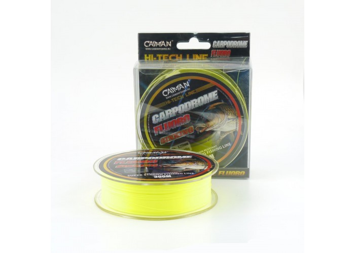 Леска Caiman Carpodrome Fluoro yellow 300м 0,281мм