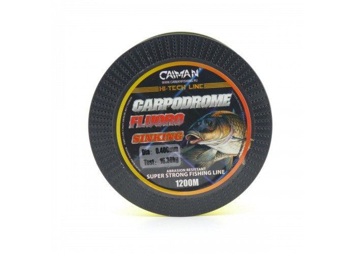 Леска Caiman Carpodrome Fluoro yellow 1200м 0,228мм