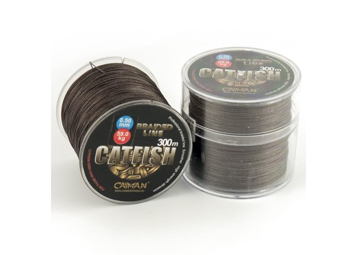 Шнур Caiman Catfish 300м 0,50мм 59,0кг коричневый
